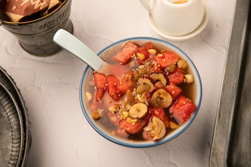 紅糖水清補(bǔ)涼夏季糖水飲品甜品美食攝影圖 攝影